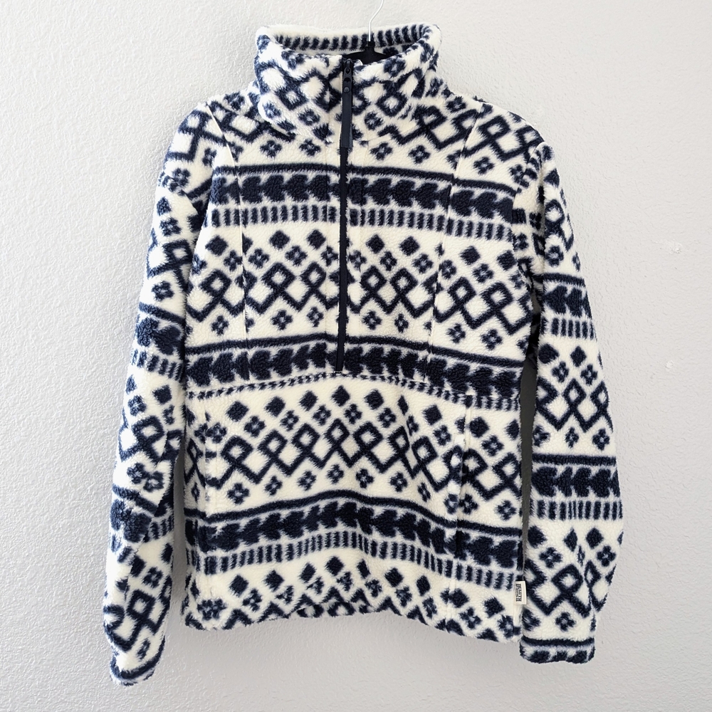 NWT Duluth Women's Pile Hi Fleece 1/4 Zip Mockneck XSmall Winter Hoodie Pullover - Picture 2 of 11